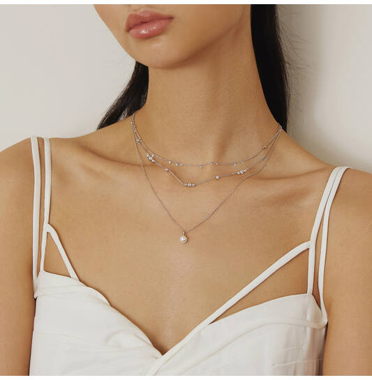  Chill Voyager - Colliers maillons - Argent / Rhodié - 45cm